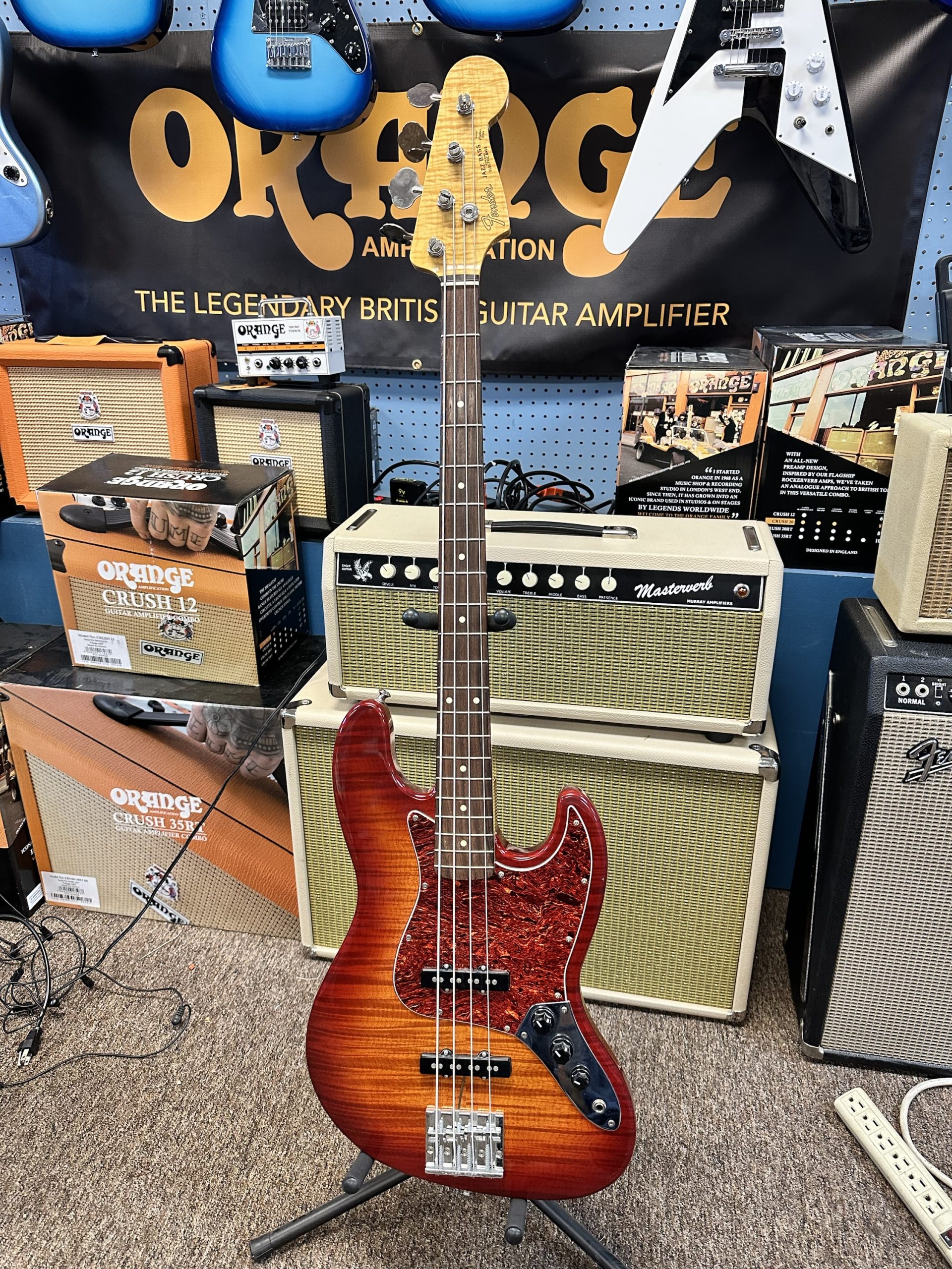 1990s Fender Japan Foto Flame Jazz Bass – Eagle Guitar Co.